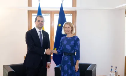 Vasile Tofan cu Kaja Kallas
