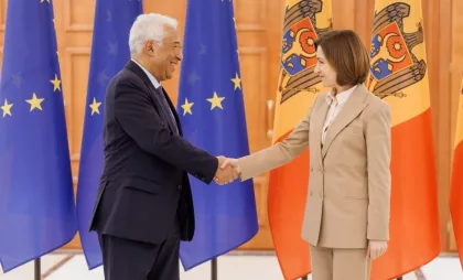 Maia Sandu și Antonio Costa