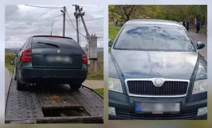 Mașina șoferului a fost ridicată Mașina șoferului a fost ridicată