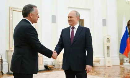 Steve Witkoff și Vladimir Putin Steve Witkoff și Vladimir Putin