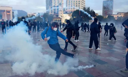 Proteste Tirana Proteste Tirana