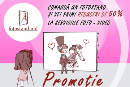 Personalizeaza-ti petrecerea cu Fotostand.md! Vezi ce oferte de milioane ti-a pregatit compania