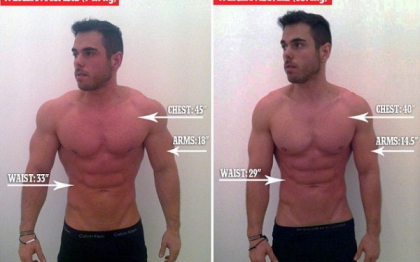 Barbatul care a slabit aproape 13 kilograme in doar 24 de ore. Cum arata inainte si dupa. FOTO Barbatul care a slabit aproape 13 kilograme in doar 24 de ore. Cum arata inainte si dupa. FOTO