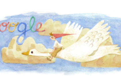 SELMA LAGERLA-F, prima femeie premiata cu Nobel pentru literatura e sarbatorita de GOOGLE cu DOODLE