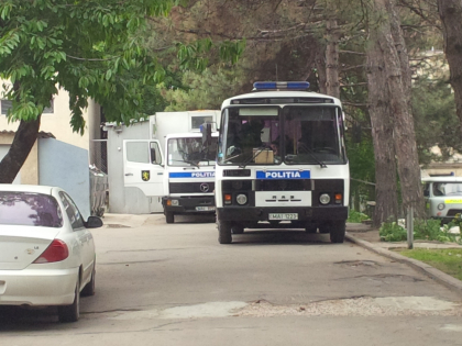 Spatele Guvernului plin cu politisti. Oamenii legii sunt gata pentru orice provocare - FOTO