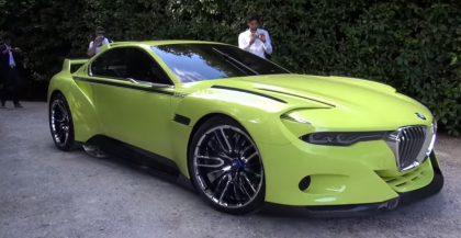 Conceptul sport al  BMW 3.0 CSL Hommage. Imagini spectaculoase cu noua bijuterie germana - VIDEO