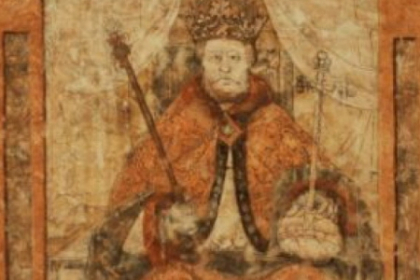 Un cuplu din Anglia sustine ca a descoperit chipul Satanei intr-o pictura cu Henry al VIII-lea