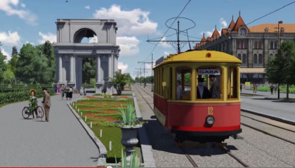 Chisinaul in retrospectiva: Masini de epoca, tramvaie, trasuri, doamnele elegante, iar domnii cu palarie si baston. Imagini 3D - VIDEO Chisinaul in retrospectiva: Masini de epoca, tramvaie, trasuri, doamnele elegante, iar domnii cu palarie si baston. Imagini 3D - VIDEO