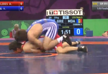 Moldova, aproape de o medalie in prima zi a Jocurilor Europene de la Baku. Cum a impresionat un sportiv la luptele greco-romane