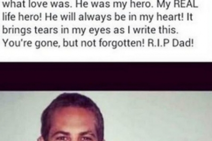 Mesajul emotionant transmis de fiica lui Paul Walker. "Plang in timp ce scriu asta"