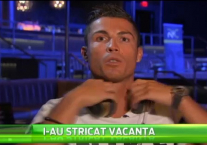 Cristiano Ronaldo, enervat la culme de americani! Intrebarea care l-a facut sa se ridice si sa plece de la interviu! VIDEO