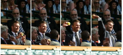 FAZA ZILEI la Wimbledon a fost reusita de ...Beckham! Momentul in care toata arena a inceput sa-l aplaude pe fostul star al Angliei! VIDEO
