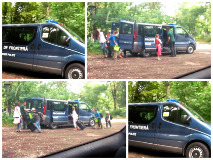 In dubita MAI! Cum isi aduc politistii din Moldova copiii de la tabara. Reactia Politiei de Frontiera - VIDEO