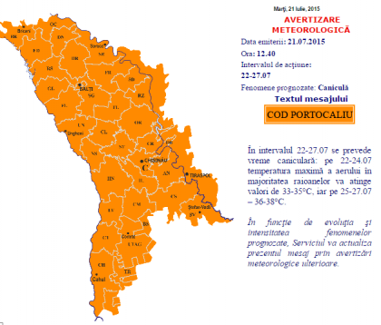Vremea CANICULARA nu conteneste: Nici un STROP de ploaie in aceasta saptamana