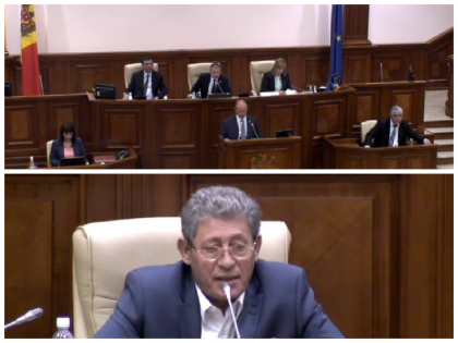 Discutii aprinse in Parlament. Ghimpu catre Batrancea: "Taci mai Kremlinule, banditule si hotule, du-te la Putin si apara-i interesele"