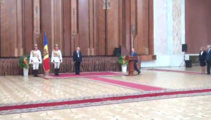 VIDEO - Ceremonia de depunere a juramantului a membrilor Guvernului Strelet