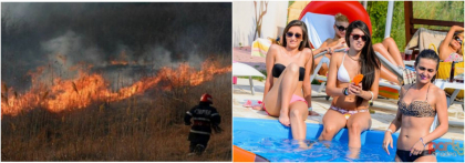Cod GALBEN de canicula si AVERTIZARE hidrologica concomitent: 53 de incendii STINSE in ultimele 24 de ore