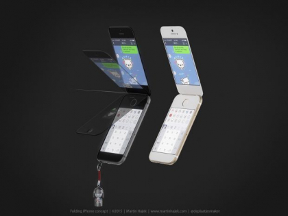 Asta nu iti imaginai ca vei vedea vreodata! Cum arata iPhone cu clapeta