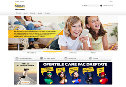 (P) StarNet a lansat un nou site