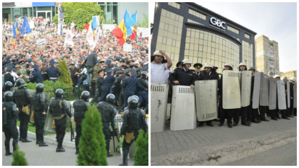 De ce politia a aparat cladirile lui Plahotniuc de protestul manifestantilor? Explicatia sefului IGP