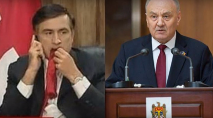VIDEO - Presedintele si Ministrul de Interne, victimele unei farse a lui Renato Usatii? Timofti ar fi fost pacalit de un umorist rus care s-a dat drept Mikheil Saakasvili. Reactia presedintiei