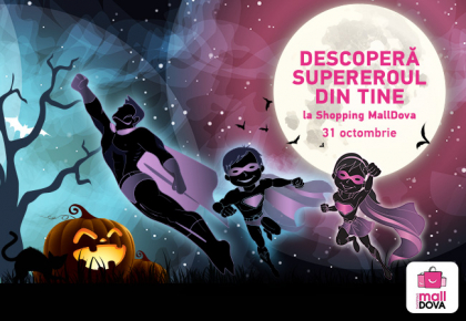 (P) De Halloween, descopera supereroul din tine, la Shopping MallDova! (P) De Halloween, descopera supereroul din tine, la Shopping MallDova!