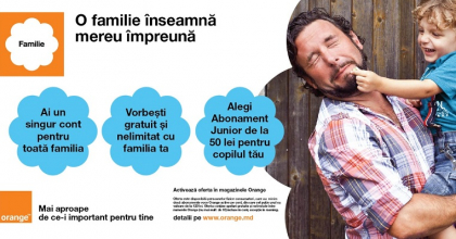 (P) Orange - mai aproape de ceea ce inseamna familie pentru tine