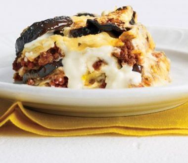 Lasagna cu vita si vinete