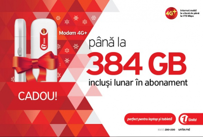 (P) Alege internet mobil de la Unite si ai de 6 ori mai mult trafic inclus lunar
