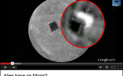O forma misterioasa de pe Luna a fost descoperita cu ajutorul Google Moon: "Sa fie oare o nava spatiala gigantica?". VIDEO