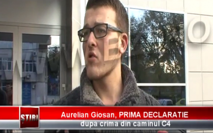 Prima declaratie a tanarului acuzat de omorul studentului moldovean la Iasi. Se declara nevinovat si da vina pe altcineva - VIDEO Prima declaratie a tanarului acuzat de omorul studentului moldovean la Iasi. Se declara nevinovat si da vina pe altcineva - VIDEO
