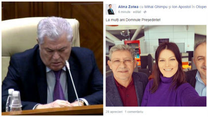 Voronin: " Ghimpu si-a luat "podruga" si s-o dus sa faca ziua de nastere". Untila: " Dl Ghimpu impreuna cu doi deputati a plecat la un congres. Noi avem deputati, nu "podruji" - FOTO Voronin: " Ghimpu si-a luat "podruga" si s-o dus sa faca ziua de nastere". Untila: " Dl Ghimpu impreuna cu doi deputati a plecat la un congres. Noi avem deputati, nu "podruji" - FOTO