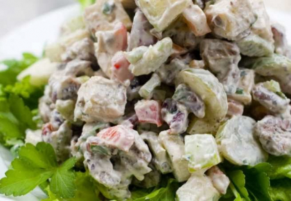 Salata de telina, morcovi si piept de pui Salata de telina, morcovi si piept de pui