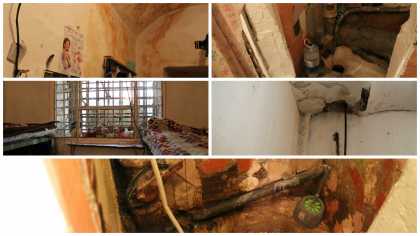 Imagini din Penitenciarul nr. 13. Cum arata peretii, geamurile, paturile si toaleta unei celule. Avocatul Poporului cere urgent inchiderea institutiei - GALERIE FOTO