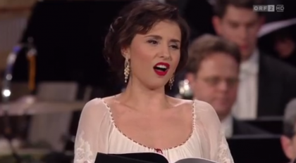 Soprana Valentina Nafornita a interpretat "O, ce veste minunata" la opera din Viena - VIDEO