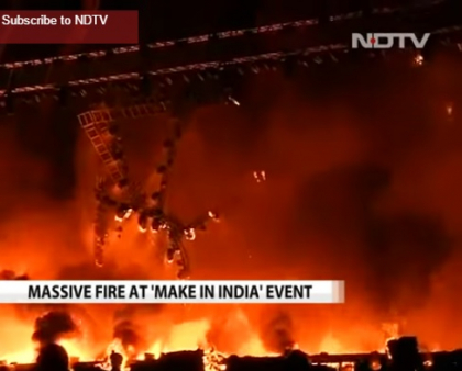 Evacuare dupa un INCENDIU izbucnit la evenimentul "Make in India Week", organizat la Mumbai - VIDEO
Evacuare dupa un INCENDIU izbucnit la evenimentul "Make in India Week", organizat la Mumbai - VIDEO