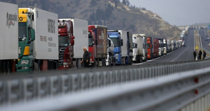 Drumuri blocate in Grecia. Soferii de TIR-uri sunt sfatuiti sa evite tranzitarea acestei tari