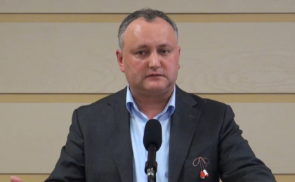 Dodon, despre decizia CC: "Este un SOC. Sunt sigur ca va fi ales un presedinte puternic" Dodon, despre decizia CC: "Este un SOC. Sunt sigur ca va fi ales un presedinte puternic"