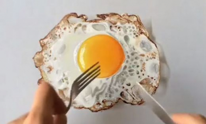 La prima vedere pare un ou delicios. Te provocam sa te mai uiti o data. Detaliul pe care nu il sesizezi de la inceput - VIDEO