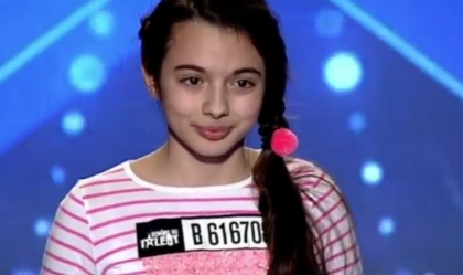 VIDEO - Au ramas fara cuvinte din prima secunda a reprezentatiei ei. O fetita de 13 ani a impresionat la "Romanii au Talent"
