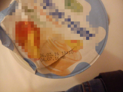 Povestea se REPETA. Produs cu mucegai pe rafturile unui supermarket din capitala - FOTO
