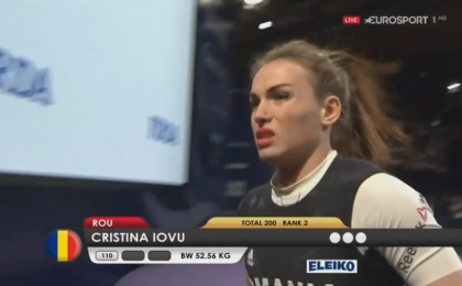 Succes rasunator pentru Cristina Iovu la Campionatul European de haltere. Moldoveanca care reprezinta Romania a cucerit 2 medalii de aur si una de bronz - VIDEO Succes rasunator pentru Cristina Iovu la Campionatul European de haltere. Moldoveanca care reprezinta Romania a cucerit 2 medalii de aur si una de bronz - VIDEO