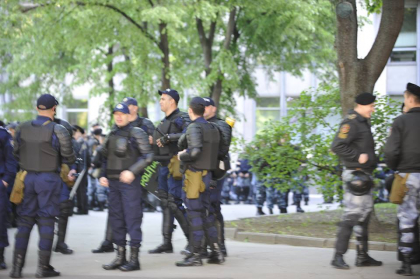 Fortele de ordin se pregatesc intens pentru protestul de ASTAZI: Sute de politisti, mobilizati in centrul capitalei - GALERIE FOTO