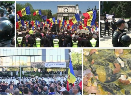 Perchezitii in aceasta dimineata la domiciliile a 4 persoane BANUITE de violente in timpul protestului din 24 aprilie