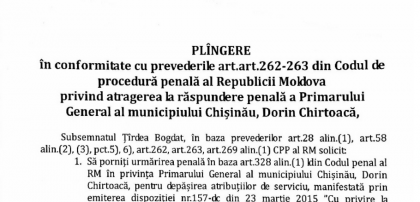 Un deputat socialist solicita atragerea la raspundere penala a primarului capitalei. Motivul - DOC Un deputat socialist solicita atragerea la raspundere penala a primarului capitalei. Motivul - DOC