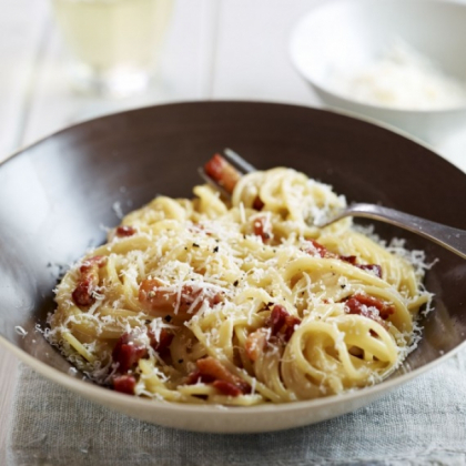 Cea mai usoara reteta de paste carbonara! Este gata in 20 de minute Cea mai usoara reteta de paste carbonara! Este gata in 20 de minute