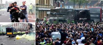 Scene INCREDIBILE in Anglia! Fanii lui West Ham au spart geamurile de la autocarul lui United! Ce au facut jucatorii cand erau atacati Scene INCREDIBILE in Anglia! Fanii lui West Ham au spart geamurile de la autocarul lui United! Ce au facut jucatorii cand erau atacati