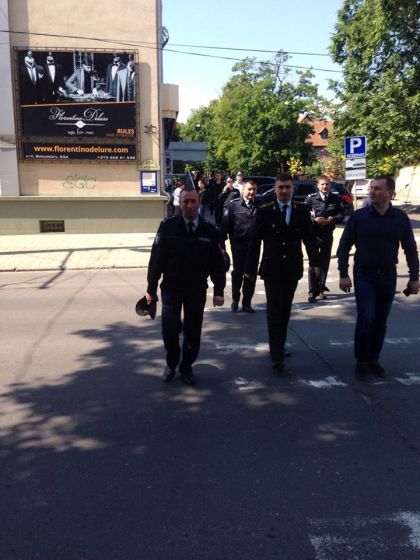 Oamenii legii pregatiti sa asigure ordinea publica: Zeci de politisti in centrul capitalei - FOTO