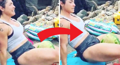 Nu crezi ca e posibil pana nu vezi cu ochii tai! Cum arata femeia care sparge pepeni cu coapsele - VIDEO Nu crezi ca e posibil pana nu vezi cu ochii tai! Cum arata femeia care sparge pepeni cu coapsele - VIDEO