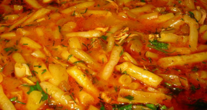 Reteta delicioasa de fasole verde pe care putini bucatari o stiu Reteta delicioasa de fasole verde pe care putini bucatari o stiu